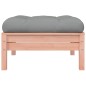 vidaXL Gartenhocker mit Kissen 2 Stk. Massivholz Douglasie vidaXL Gartenhocker mit Kissen 2 Stk. Massivholz Douglasie