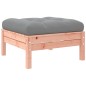 vidaXL Gartenhocker mit Kissen 2 Stk. Massivholz Douglasie vidaXL Gartenhocker mit Kissen 2 Stk. Massivholz Douglasie