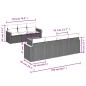 vidaXL 8-tlg. Garten-Sofagarnitur mit Kissen Beige Poly Rattan vidaXL 8-tlg. Garten-Sofagarnitur mit Kissen Beige Poly Rattan