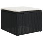 vidaXL 5-tlg. Garten-Sofagarnitur mit Kissen Schwarz Poly Rattan vidaXL 5-tlg. Garten-Sofagarnitur mit Kissen Schwarz Poly Rattan