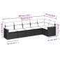 vidaXL 6-tlg. Garten-Sofagarnitur mit Kissen Beige Poly Rattan vidaXL 6-tlg. Garten-Sofagarnitur mit Kissen Beige Poly Rattan