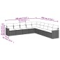 vidaXL 9-tlg. Garten-Sofagarnitur mit Kissen Beige Poly Rattan vidaXL 9-tlg. Garten-Sofagarnitur mit Kissen Beige Poly Rattan