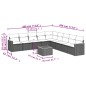 vidaXL 10-tlg. Garten-Sofagarnitur mit Kissen Beige Poly Rattan vidaXL 10-tlg. Garten-Sofagarnitur mit Kissen Beige Poly Rattan