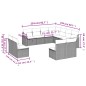 vidaXL 11-tlg. Garten-Sofagarnitur mit Kissen Beige Poly Rattan vidaXL 11-tlg. Garten-Sofagarnitur mit Kissen Beige Poly Rattan