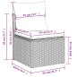 vidaXL 11-tlg. Garten-Sofagarnitur mit Kissen Beige Poly Rattan vidaXL 11-tlg. Garten-Sofagarnitur mit Kissen Beige Poly Rattan