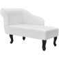 vidaXL Chaiselongue Weiß Kunstleder vidaXL Chaiselongue Weiß Kunstleder