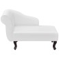 vidaXL Chaiselongue Weiß Kunstleder vidaXL Chaiselongue Weiß Kunstleder