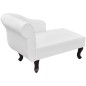 vidaXL Chaiselongue Weiß Kunstleder vidaXL Chaiselongue Weiß Kunstleder