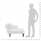 vidaXL Chaiselongue Weiß Kunstleder vidaXL Chaiselongue Weiß Kunstleder