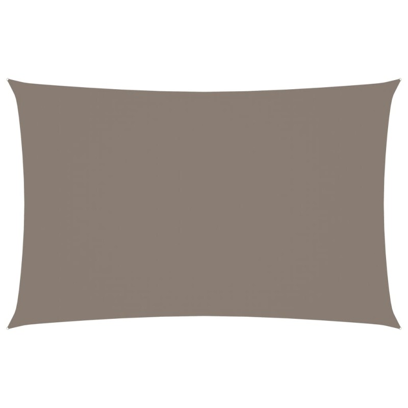 vidaXL Sonnensegel Oxford-Gewebe Rechteckig 4x7 m Taupe vidaXL Sonnensegel Oxford-Gewebe Rechteckig 4x7 m Taupe