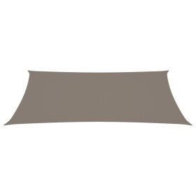 vidaXL Sonnensegel Oxford-Gewebe Rechteckig 4x7 m Taupe