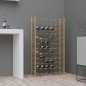 vidaXL Weinregal für 72 Flaschen Golden Metall vidaXL Weinregal für 72 Flaschen Golden Metall