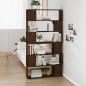 vidaXL Bücherregal/Raumteiler Braun Eichen-Optik 100x24x188 cm vidaXL Bücherregal/Raumteiler Braun Eichen-Optik 100x24x188 cm