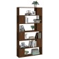 vidaXL Bücherregal/Raumteiler Braun Eichen-Optik 100x24x188 cm vidaXL Bücherregal/Raumteiler Braun Eichen-Optik 100x24x188 cm