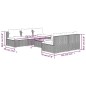 vidaXL 6-tlg. Garten-Lounge-Set mit Kissen Poly Rattan Schwarz vidaXL 6-tlg. Garten-Lounge-Set mit Kissen Poly Rattan Schwarz