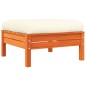 vidaXL Gartenhocker mit Kissen 2 Stk. Wachsbraun Massivholz Kiefer vidaXL Gartenhocker mit Kissen 2 Stk. Wachsbraun Massivholz Kiefer