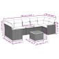 vidaXL 8-tlg. Garten-Sofagarnitur mit Kissen Schwarz Poly Rattan vidaXL 8-tlg. Garten-Sofagarnitur mit Kissen Schwarz Poly Rattan