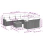vidaXL 9-tlg. Garten-Sofagarnitur mit Kissen Schwarz Poly Rattan vidaXL 9-tlg. Garten-Sofagarnitur mit Kissen Schwarz Poly Rattan