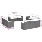 vidaXL 12-tlg. Garten-Sofagarnitur mit Kissen Schwarz Poly Rattan vidaXL 12-tlg. Garten-Sofagarnitur mit Kissen Schwarz Poly Rattan