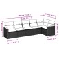 vidaXL 6-tlg. Garten-Sofagarnitur mit Kissen Beige Poly Rattan vidaXL 6-tlg. Garten-Sofagarnitur mit Kissen Beige Poly Rattan