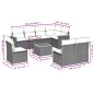 vidaXL 9-tlg. Garten-Sofagarnitur mit Kissen Grau Poly Rattan vidaXL 9-tlg. Garten-Sofagarnitur mit Kissen Grau Poly Rattan