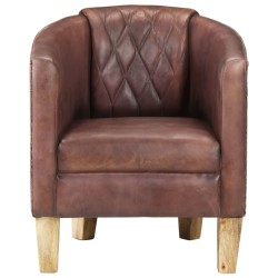 Sessel Braun Echtleder