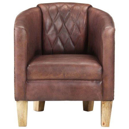 Sessel Braun Echtleder