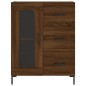 Highboard Braun Eichen-Optik 69,5x34x180 cm Holzwerkstoff Highboard Braun Eichen-Optik 69,5x34x180 cm Holzwerkstoff