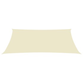 vidaXL Sonnensegel Oxford-Gewebe Rechteckig 6x8 m Creme