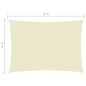 vidaXL Sonnensegel Oxford-Gewebe Rechteckig 6x8 m Creme vidaXL Sonnensegel Oxford-Gewebe Rechteckig 6x8 m Creme