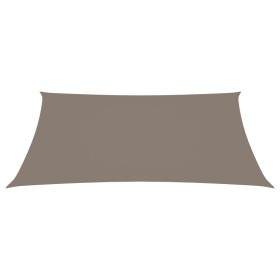 vidaXL Sonnensegel Oxford-Gewebe Rechteckig 4x5 m Taupe