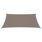 vidaXL Sonnensegel Oxford-Gewebe Rechteckig 4x5 m Taupe vidaXL Sonnensegel Oxford-Gewebe Rechteckig 4x5 m Taupe