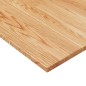 vidaXL Waschtischplatte Hellbraun 60x40x1,5 cm Massivholz Behandelt vidaXL Waschtischplatte Hellbraun 60x40x1,5 cm Massivholz Behandelt