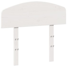 vidaXL Kopfteil Weiß 75 cm Massivholz Kiefer