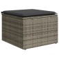 vidaXL 6-tlg. Garten-Sofagarnitur mit Kissen Grau Poly Rattan vidaXL 6-tlg. Garten-Sofagarnitur mit Kissen Grau Poly Rattan