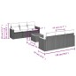 vidaXL 7-tlg. Garten-Sofagarnitur mit Kissen Beige Poly Rattan vidaXL 7-tlg. Garten-Sofagarnitur mit Kissen Beige Poly Rattan