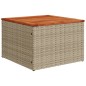 vidaXL 6-tlg. Garten-Sofagarnitur mit Kissen Beige Poly Rattan vidaXL 6-tlg. Garten-Sofagarnitur mit Kissen Beige Poly Rattan