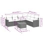 vidaXL 7-tlg. Garten-Sofagarnitur mit Kissen Beige Poly Rattan vidaXL 7-tlg. Garten-Sofagarnitur mit Kissen Beige Poly Rattan