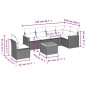 vidaXL 7-tlg. Garten-Sofagarnitur mit Kissen Beige Poly Rattan vidaXL 7-tlg. Garten-Sofagarnitur mit Kissen Beige Poly Rattan