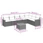 vidaXL 8-tlg. Garten-Sofagarnitur mit Kissen Beige Poly Rattan vidaXL 8-tlg. Garten-Sofagarnitur mit Kissen Beige Poly Rattan