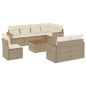 vidaXL 9-tlg. Garten-Sofagarnitur mit Kissen Beige Poly Rattan vidaXL 9-tlg. Garten-Sofagarnitur mit Kissen Beige Poly Rattan