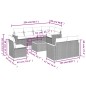 vidaXL 9-tlg. Garten-Sofagarnitur mit Kissen Beige Poly Rattan vidaXL 9-tlg. Garten-Sofagarnitur mit Kissen Beige Poly Rattan