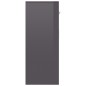 vidaXL Sideboard Hochglanz-Grau 110x30x75 cm Holzwerkstoff vidaXL Sideboard Hochglanz-Grau 110x30x75 cm Holzwerkstoff