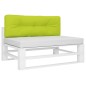 vidaXL Palettenkissen Hellgrün 120x40x12 cm Stoff vidaXL Palettenkissen Hellgrün 120x40x12 cm Stoff