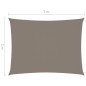 vidaXL Sonnensegel Oxford-Gewebe Rechteckig 2x3 m Taupe vidaXL Sonnensegel Oxford-Gewebe Rechteckig 2x3 m Taupe