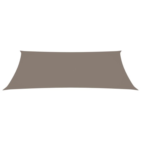 vidaXL Sonnensegel Oxford-Gewebe Rechteckig 5x8 m Taupe