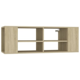 vidaXL TV-Wandschrank Sonoma-Eiche 102x35x35 cm Holzwerkstoff