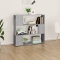 vidaXL Bücherregal/Raumteiler Grau Sonoma 100x24x94 cm vidaXL Bücherregal/Raumteiler Grau Sonoma 100x24x94 cm