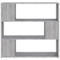 vidaXL Bücherregal/Raumteiler Grau Sonoma 100x24x94 cm vidaXL Bücherregal/Raumteiler Grau Sonoma 100x24x94 cm