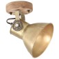vidaXL Wand-/Deckenlampen Industriestil 2 Stk. Messing 20x25 cm E27 vidaXL Wand-/Deckenlampen Industriestil 2 Stk. Messing 20x25 cm E27